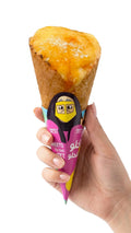 Creme brulee on a cone كريم بورليه على وافل كون