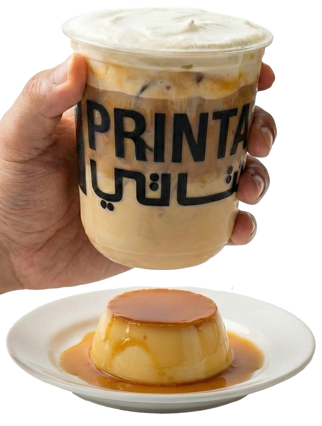 CREAM CARAMEL CAFE LATTE ﻛﺎﻓﻴﻪ ﻻﺗﻴﻪ ﺑﺎﻟﻜﺮﱘ ﻛﺮاﻣﻴﻞ