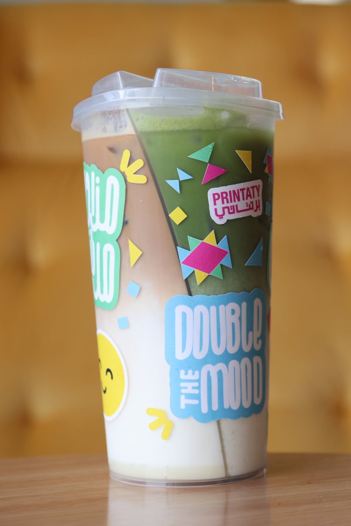 Double drink Cup  كوب المشروب الثنائي